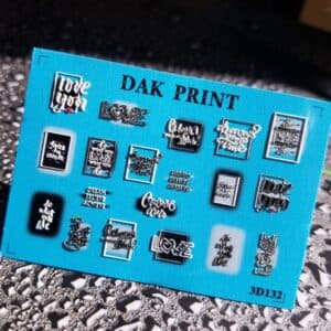 Наклейки для ногтей слайдер дизайн 3D 132