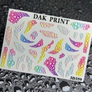 Наклейки для ногтей слайдер дизайн 3D 359