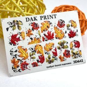 Наклейки для ногтей слайдер дизайн 3D 642
