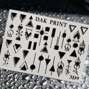 Наклейки для ногтей слайдер дизайн 3D 9b