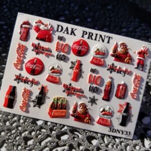 Наклейки для ногтей слайдер дизайн 3D NY33
