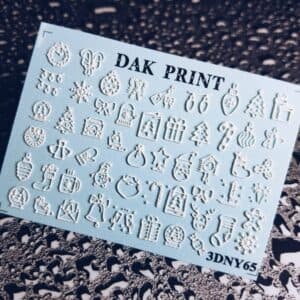 Наклейки для ногтей слайдер дизайн 3D NY65