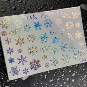 Наклейки для ногтей слайдер дизайн  F 2 silver sand  holography