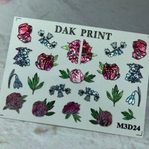 Наклейки для ногтей слайдер дизайн  M3d24
