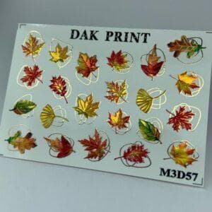 Наклейки для ногтей слайдер дизайн  M3d57