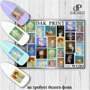 Наклейки для ногтей слайдер дизайн  W 1283