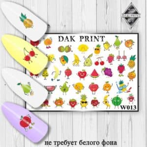 Наклейки для ногтей слайдер дизайн W 13