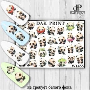 Наклейки для ногтей слайдер дизайн  W 1455