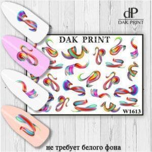 Наклейки для ногтей слайдер дизайн  W 1613