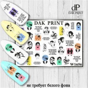 Наклейки для ногтей слайдер дизайн  W 1656