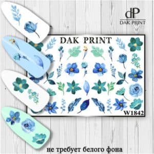 Наклейки для ногтей слайдер дизайн  W 1842