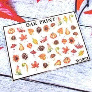 Наклейки для ногтей слайдер дизайн  W 1853