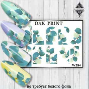 Наклейки для ногтей слайдер дизайн W 284