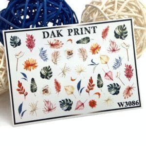 Наклейки для ногтей слайдер дизайн  W 3086