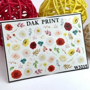 Наклейки для ногтей слайдер дизайн  W 3215