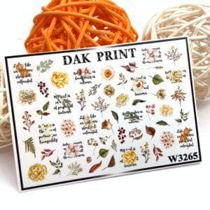 Наклейки для ногтей слайдер дизайн  W 3265