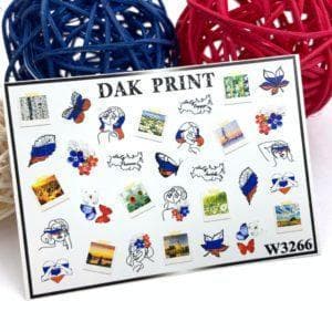 Наклейки для ногтей слайдер дизайн  W 3266
