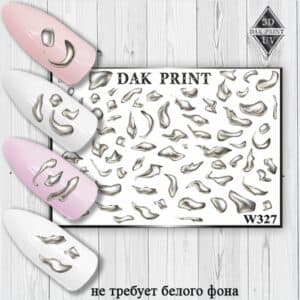 Наклейки для ногтей слайдер дизайн W 327