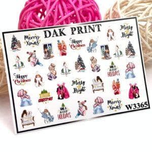 Наклейки для ногтей слайдер дизайн  W 3365