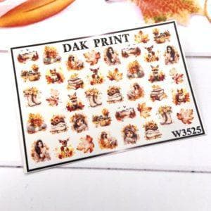 Наклейки для ногтей слайдер дизайн  W 3525