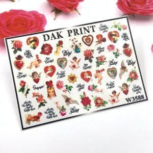 Наклейки для ногтей слайдер дизайн  W 3588