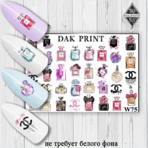 Наклейки для ногтей слайдер дизайн W 75